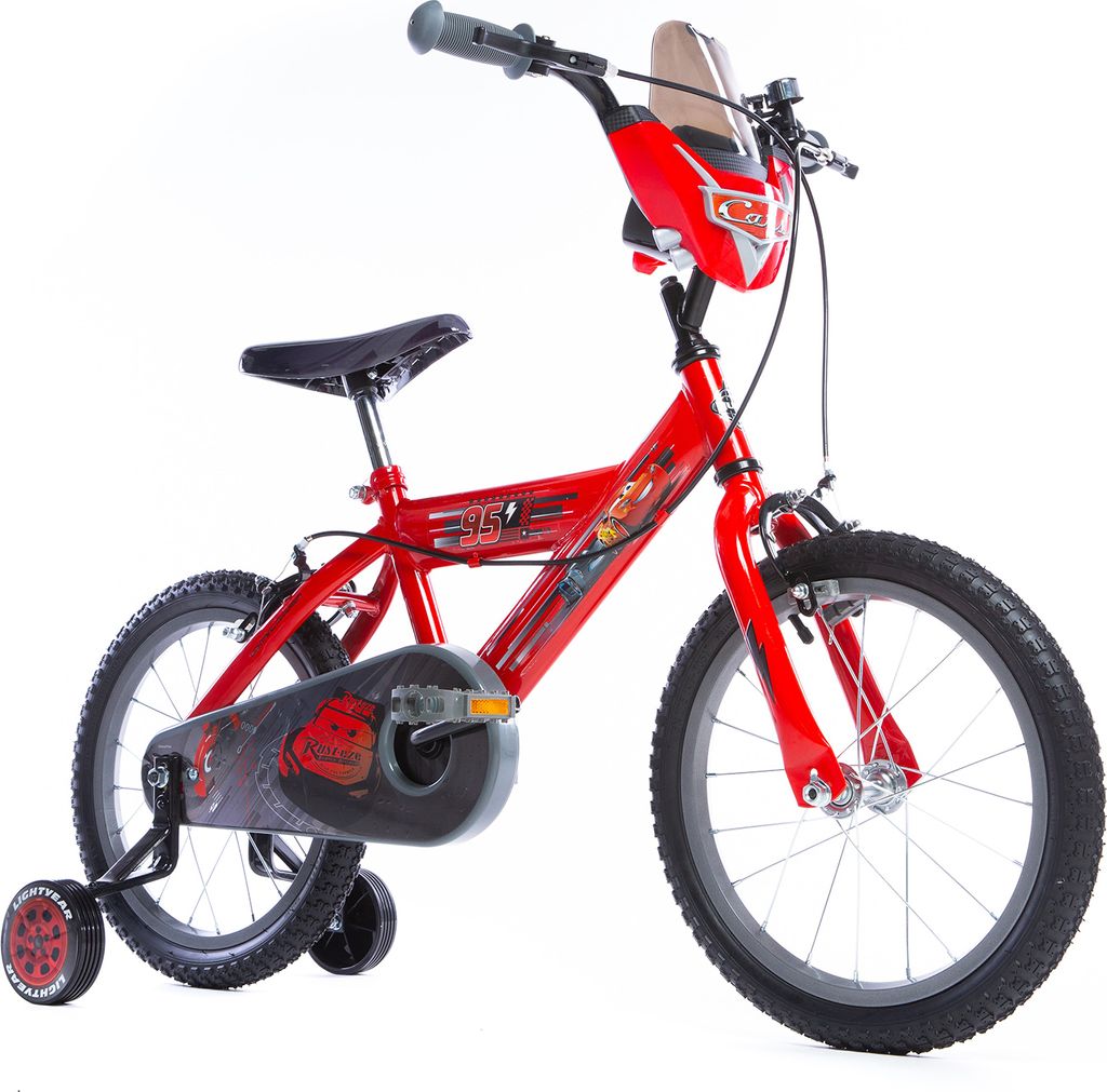 Detský bicykel 16 palcov Cars pre chlapca červený Huffy Obrázok produktu 