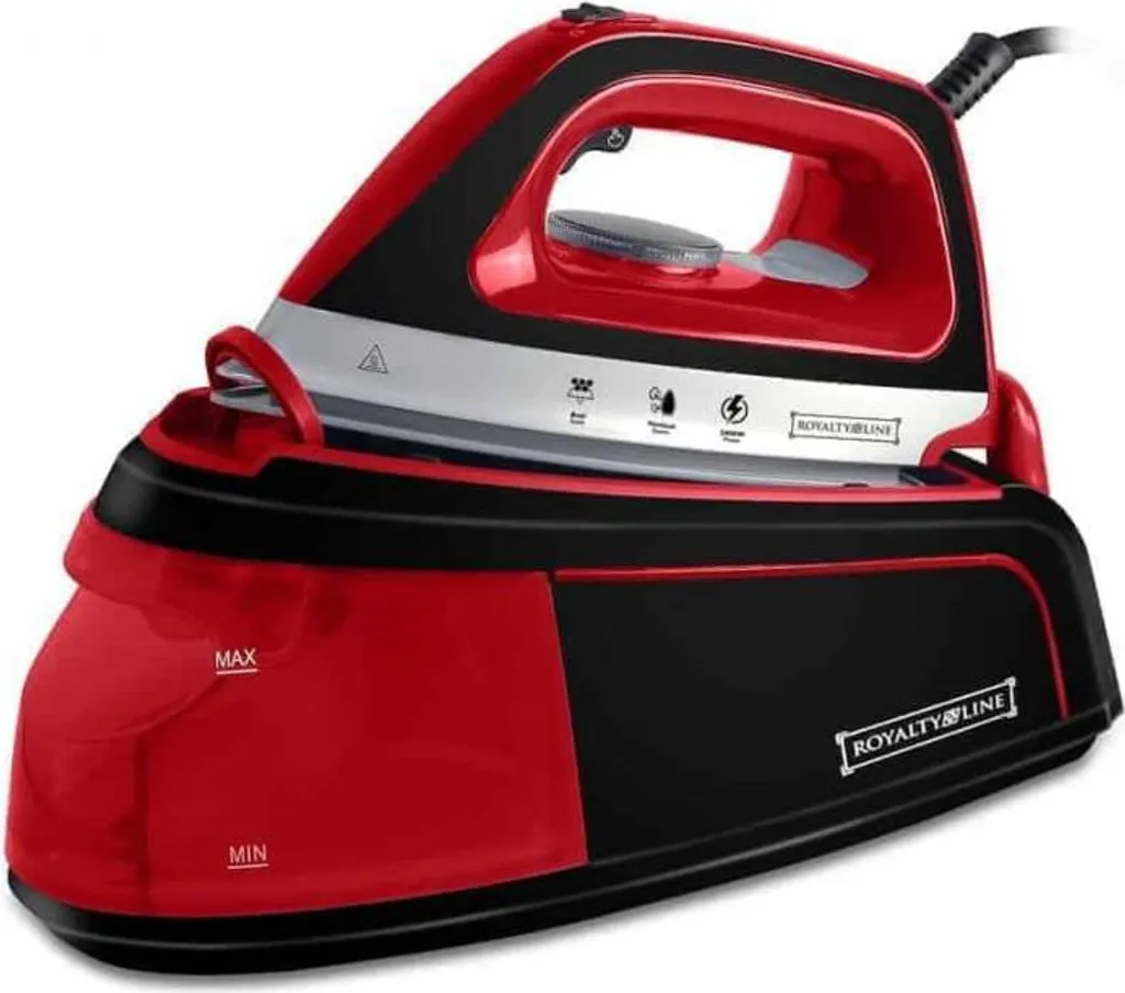 Centrale vapeur rouge 2300W Royalty Line avec semelle céramique de qualité