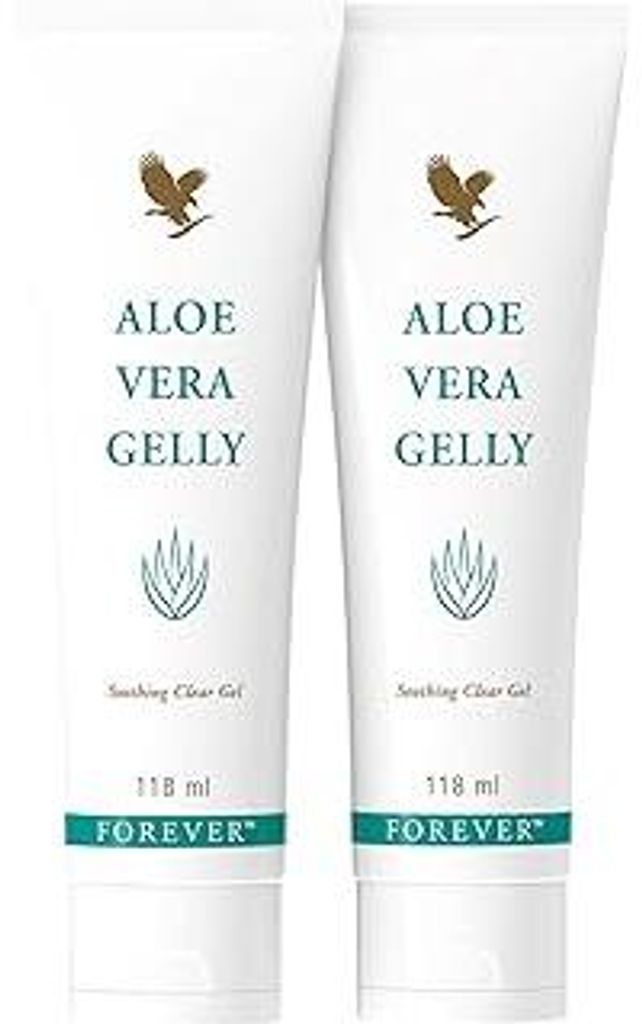 Forever Aloe Vera Gelly, 85% reines Aloe-Vera-Gel, After sun, kühlend, wohltuend, feuchtigkeitsspendend, zieht rückstandsfrei ein, pflegend, glut...