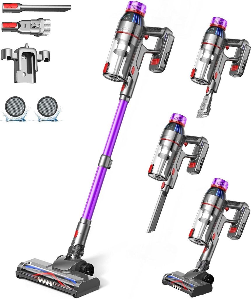 Kabelloser 45000Pa Akku-Staubsauger mit starker Produktbild 