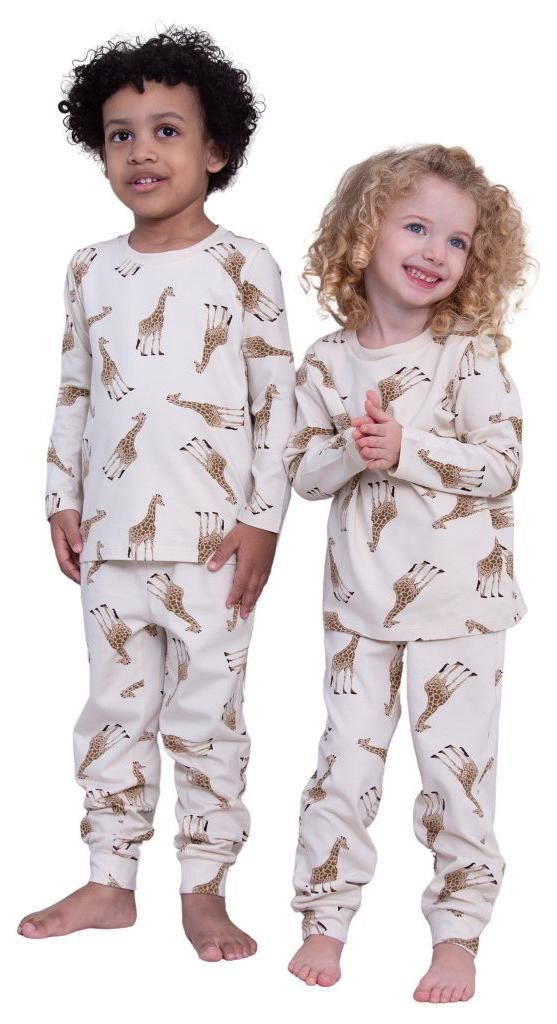 Jungen-Schlafanzüge Giraffe, lange Hosen, lange Ärmel  - Produktbild 