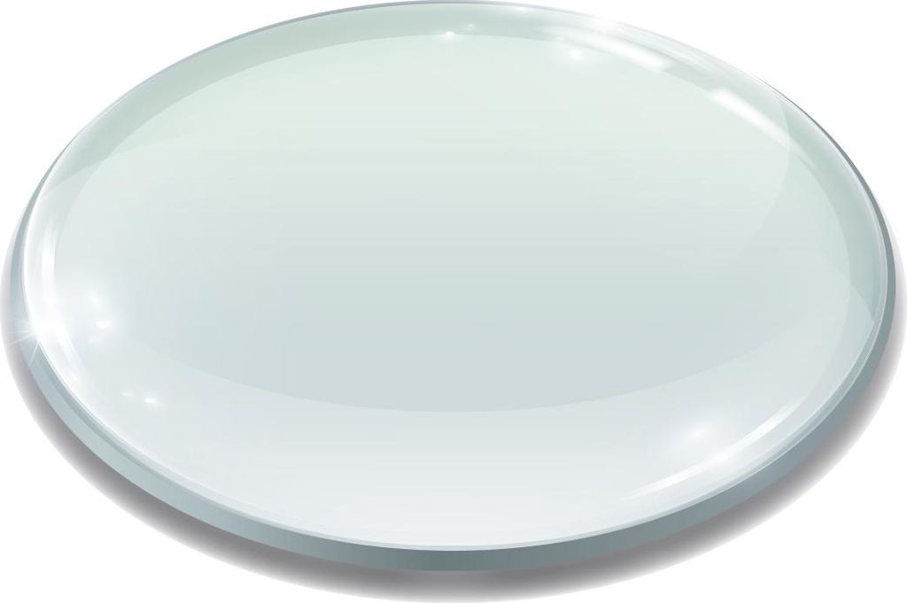 Vergrößerungsglaslinse 5 Dioptrien – Glasvergrößerungslinse Ø 10 cm (4”) – Ersatzlinse für Lupe 10796 – Klares und kratzfestes Glas ...