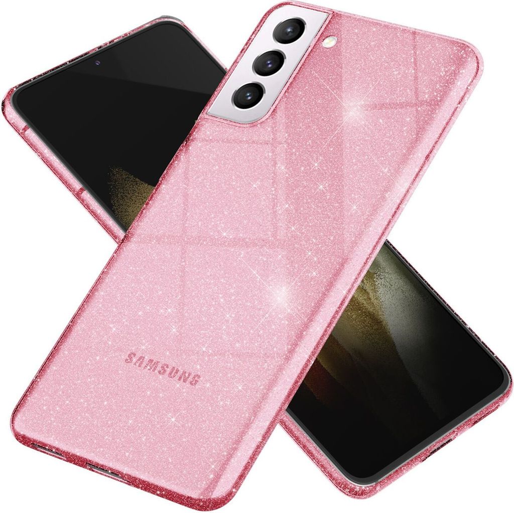 NALIA Glitzer Handy Hülle für Samsung Galaxy S21 Plus, Produktbild 