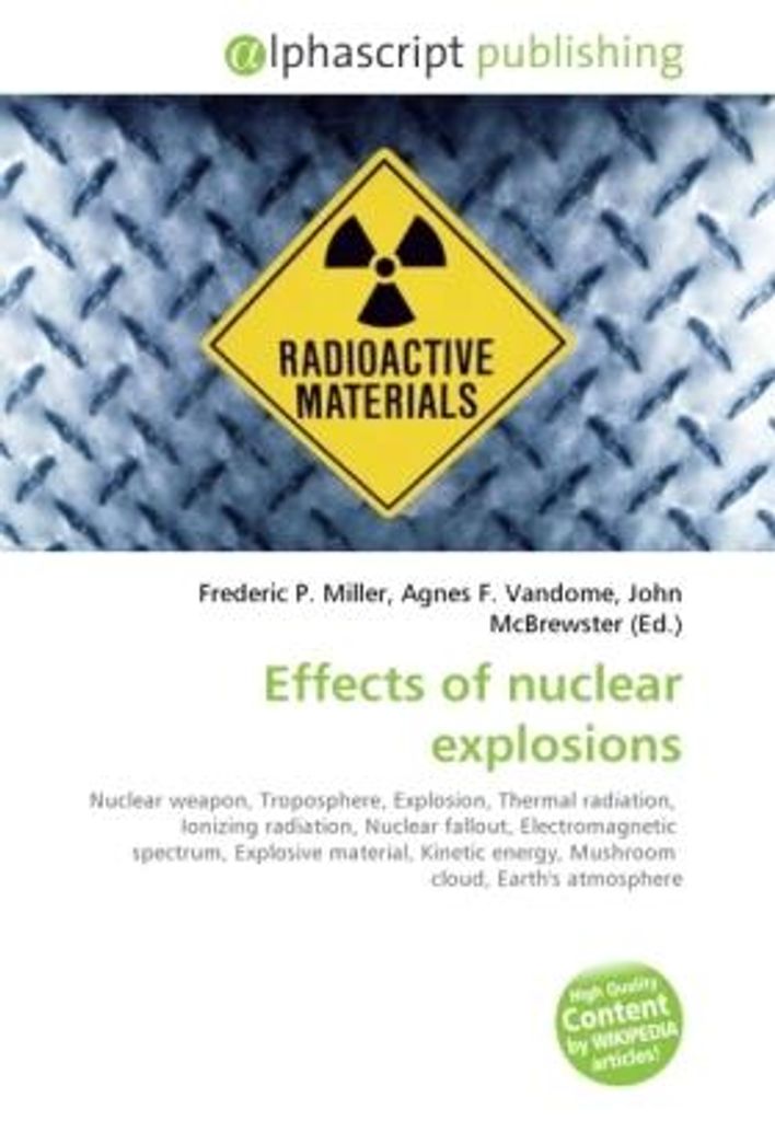 Effects of nuclear explosions Produktbild 