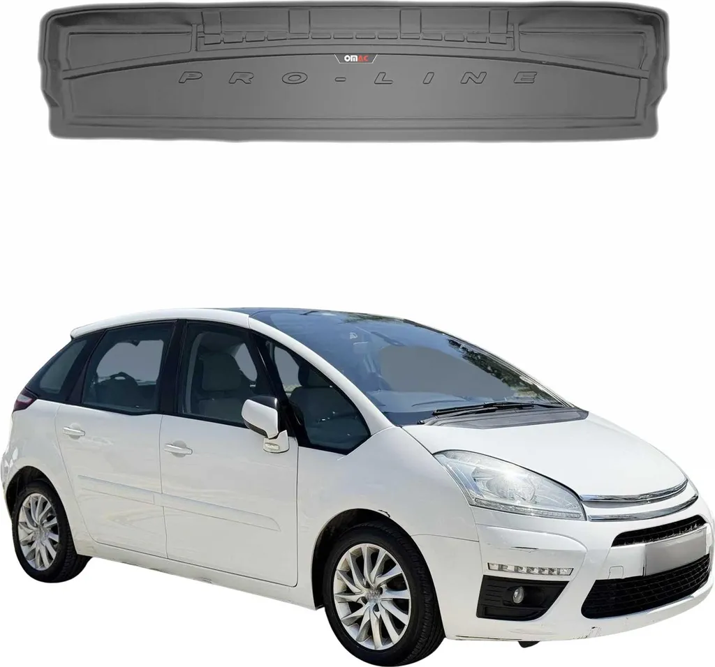 Tappetini Gomma Citroen C4 Grand Picasso 2006-2013 OMAC TPE Nero