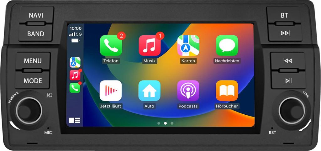 Android Autoradio 7 Zoll 64 GB für BMW 3er E46 (1998–2006) mit CarPlay & Android Auto Navigation & Bluetooth