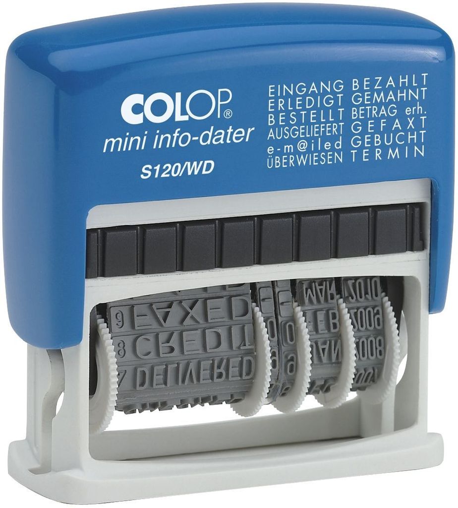 Stempel Colop Mini Dater S 120 WD selbstfärbend mit 12 Produktbild 