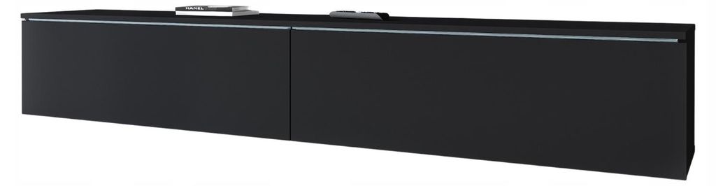 Meuble TV CERIEE 180 – noir graphite Image du produit 
