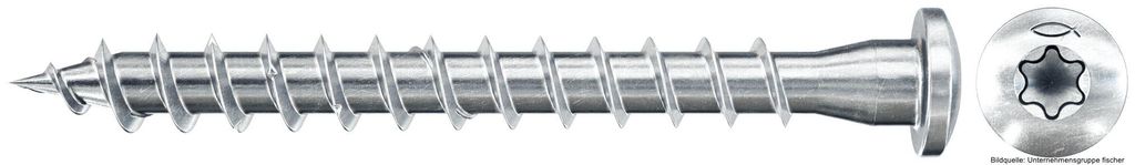 fischer Holzverbinderschraube PowerFast 5,0 x 40 mm, Produktbild 