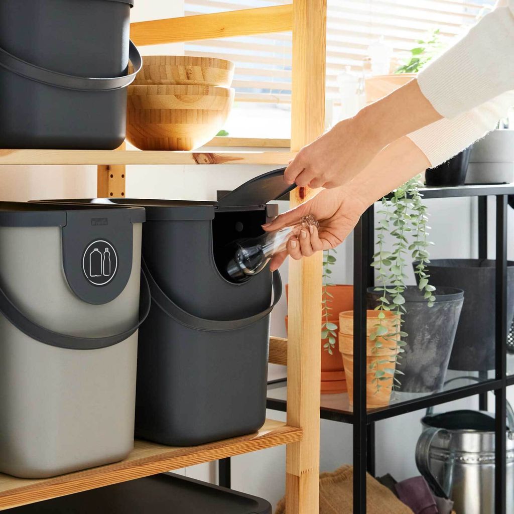 Rotho Mülltrennsystem 25L Albula - Mülleimer 40,0 x 23,5 x Produktbild 6
