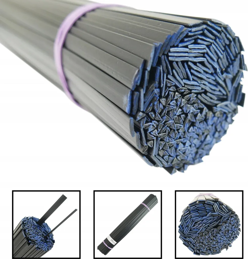 Bacchette Saldatura Plastica PP+EPDM 1kg | Triangolare Nero Professionale - 10