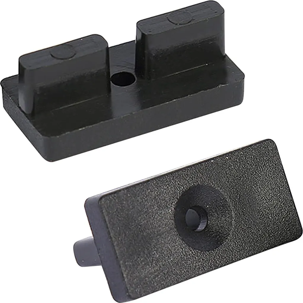 Fixation cachée de terrasse 8mm clips en plastique renforcé avec vis