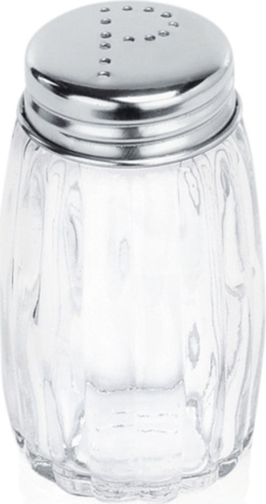 85x Pfefferstreuer aus Glas 7 cm rund