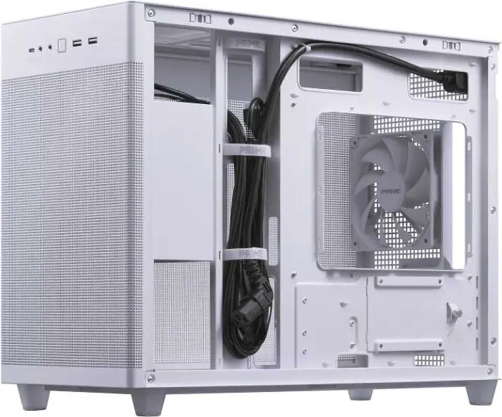 Design e Luce: Asus AP201 Prime Case TG White per Build Iconiche - 7