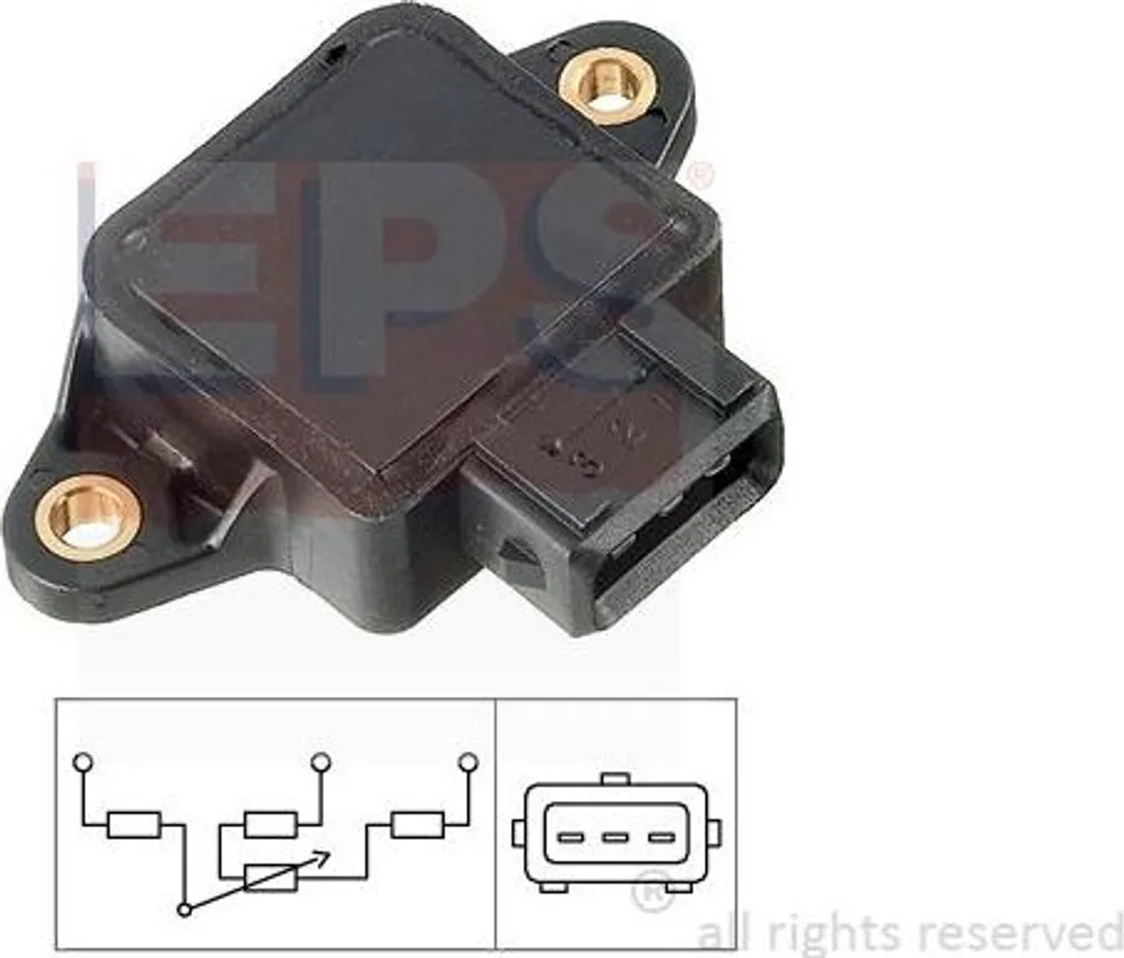 Capteur position papillon EPS 1.995.002 OE 60549359 pour Alfa et Fiat