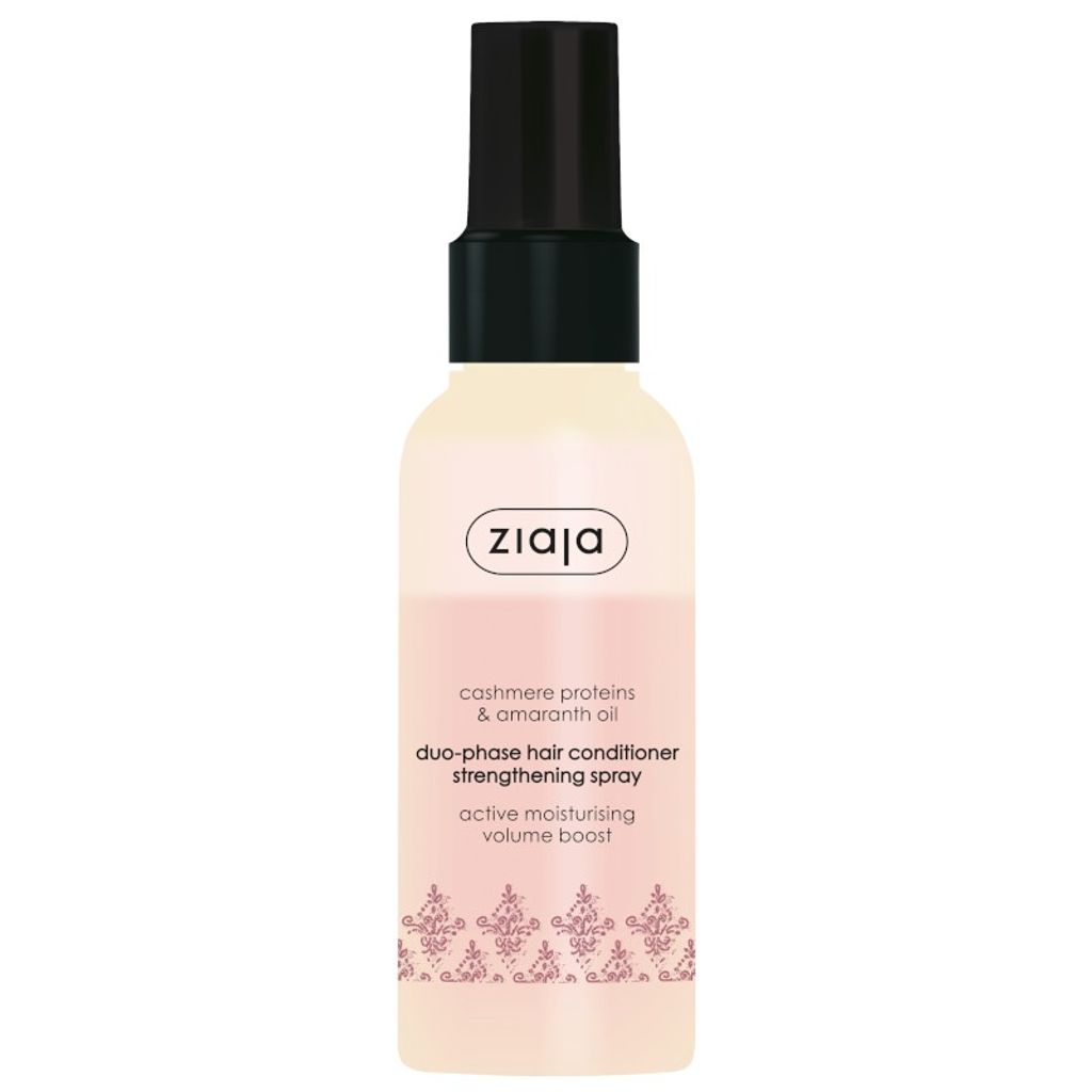 Ziaja Cashmere & Amaranth Oils Duophase Hair Conditioner Strengthening Spray 125ml