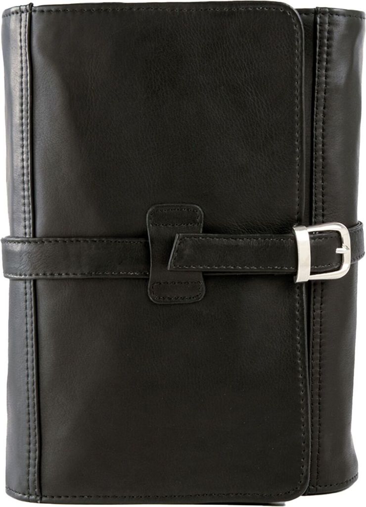 HAROLD'S Leder Kulturbeutel Country Toilet Roll Black schwarz