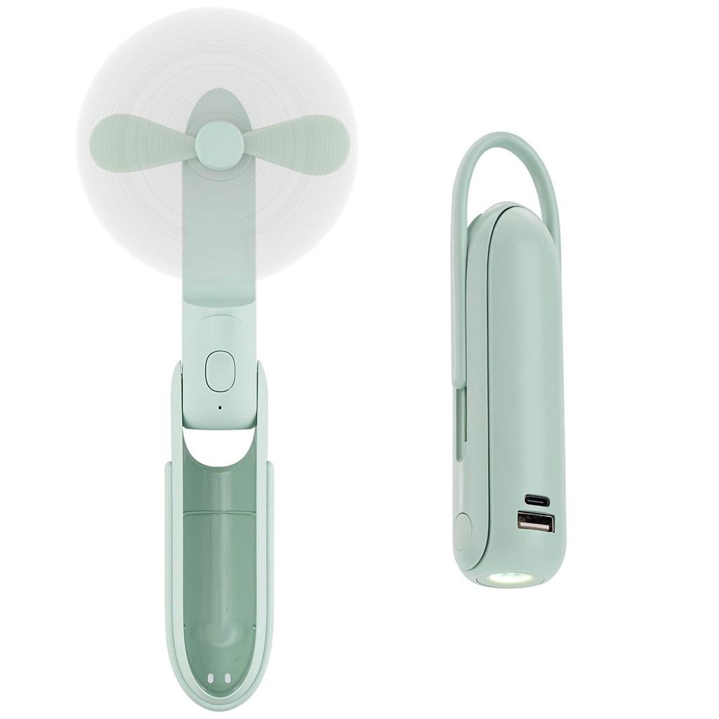 USB Mini Ventilator 2000mAh, leise Handventilator Produktbild 