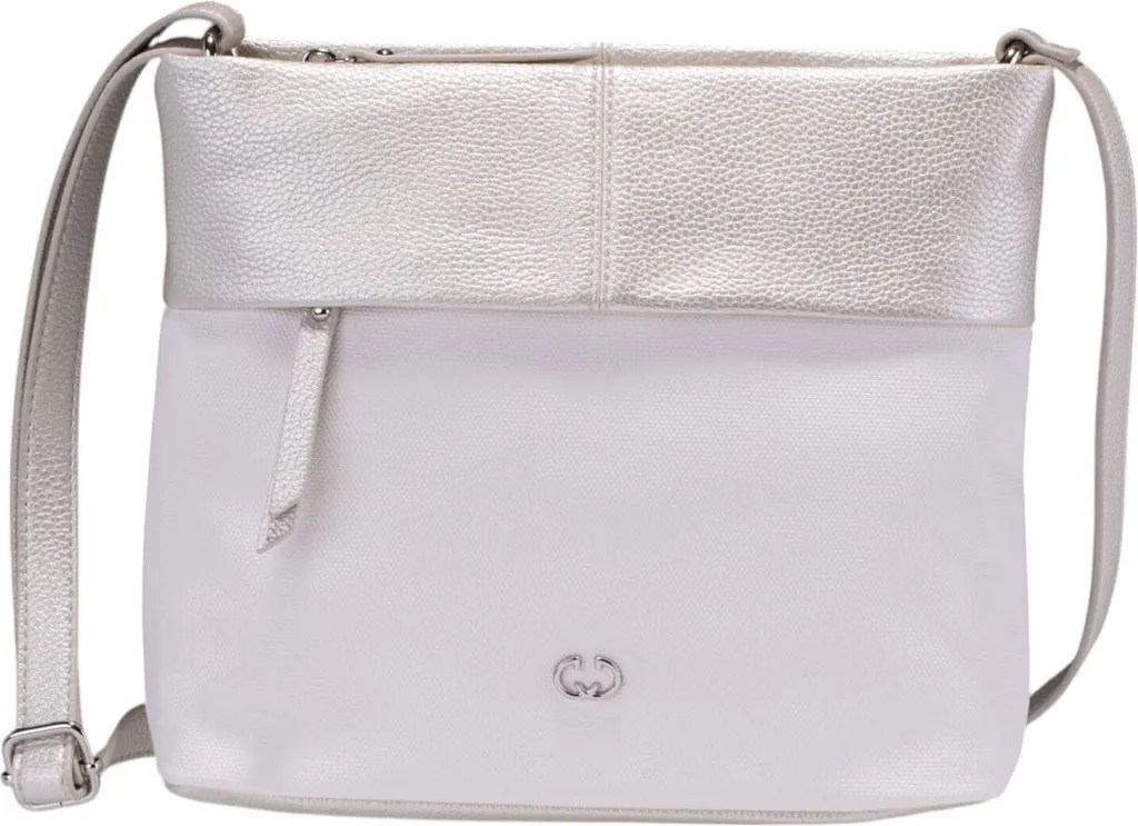 GERRY WEBER borsa a tracolla borsa a tracolla Keep In Mind Shoulder Bag MHZ Metallic Cold bianco