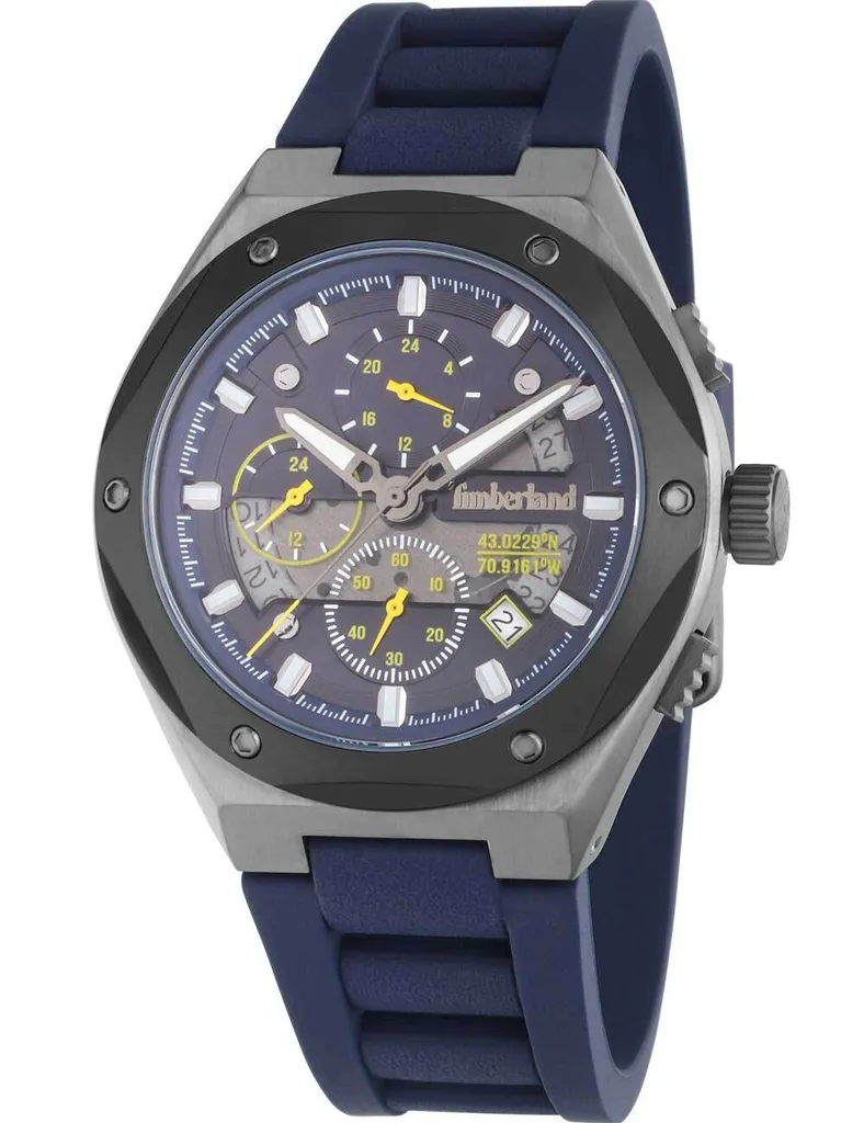 Timberland TDWGQ2231201 Orologio da uomo Abbotville 45 mm 5ATM