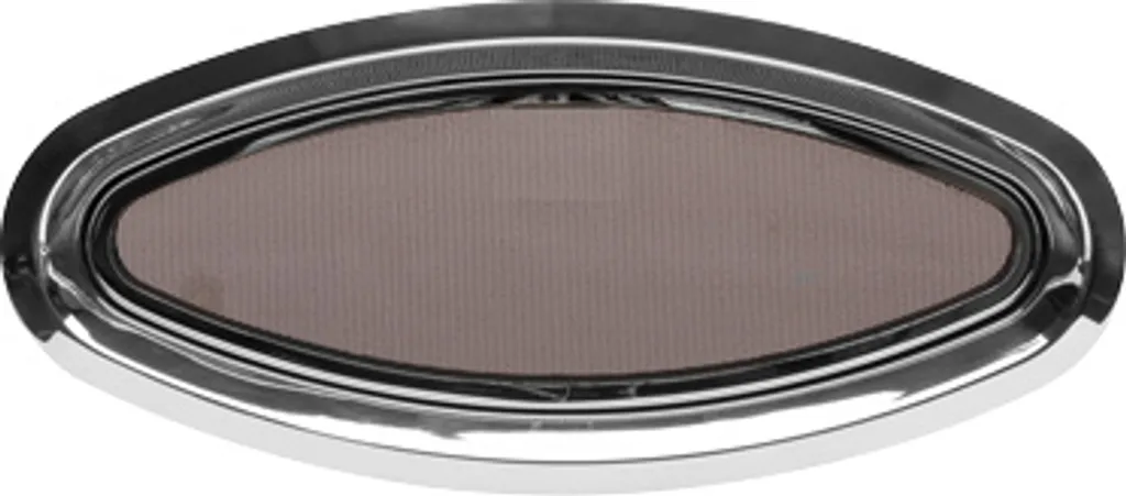 Hublot de pont rectangulaire Allpa Niro 216x472mm vitre fumée noire