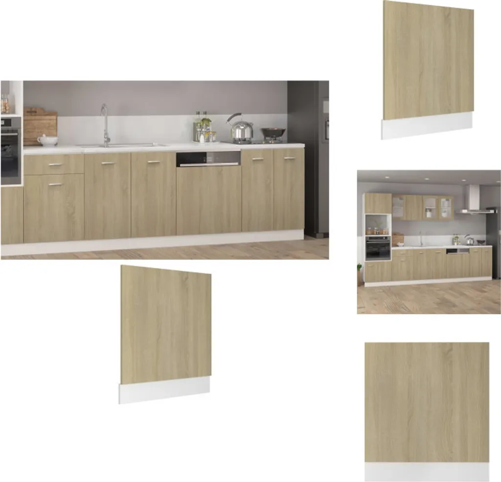 Habillage de lave-vaisselle Sonoma pour harmoniser votre cuisine 59,5x67cm
