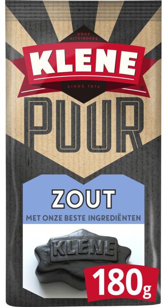 Sel Klene Puur 180 g – Sel de table naturel et pur pour Image du produit 