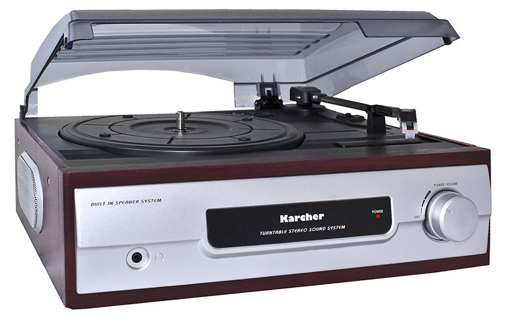 Karcher Plattenspieler mit eingebauten Lautsprechern, Vinyl Produktbild 