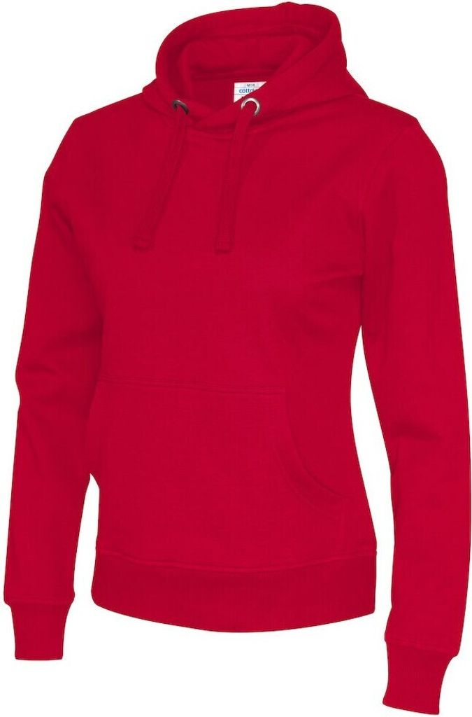 Cottover - Kapuzenpullover für Damen UB413 (M) (Rot)