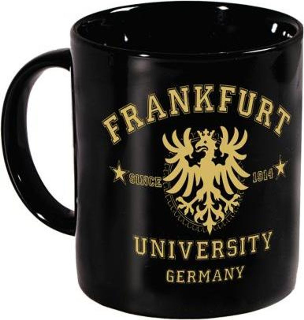 Tasse mit Print - Universitätsstadt Frankfurt - 57643 schwarz