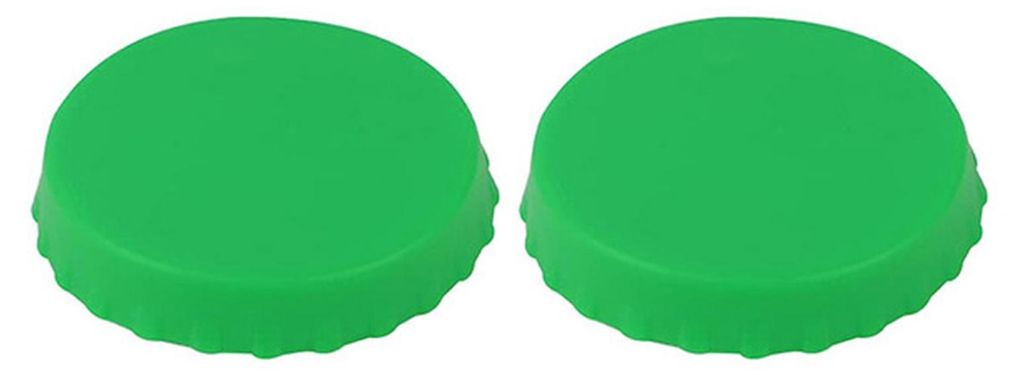 2er-Pack wiederverwendbare Silikon-Flaschendeckel, auslaufsicher, für Getränkeflaschen und Bierflaschen, geeignet für den Kühlschrank