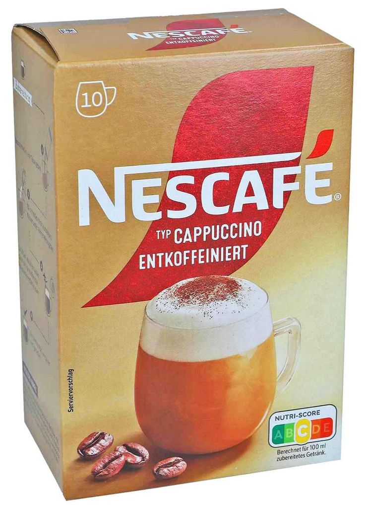 Nescafé Typ Cappuccino entkoffeiniert 125g Produktbild 