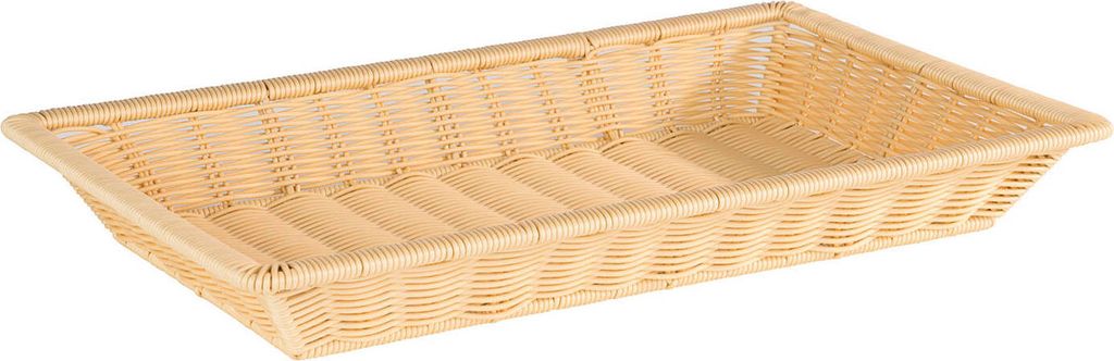 GN 1/1 Buffetkorb Hellbeige extra robuste Ausführung BxTxH: 53 x 32,5 x 6,5 cm