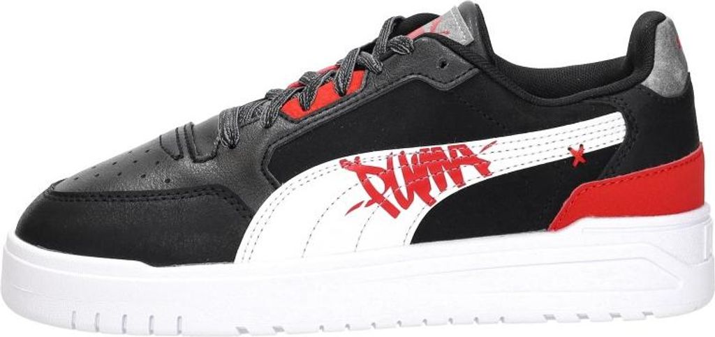 Puma Shuffle Downtown Lo Mid 90s Jr Sneakers Laag - Zwart - Maat 36