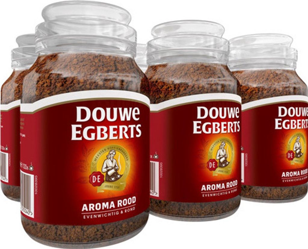 Douwe Egberts - Aroma Rood löslicher Kaffee - 6x 200g Produktbild 1