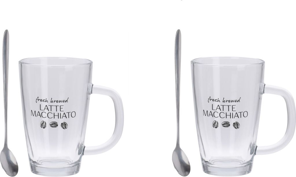 Sada na Latte Machiatto od Excellent Houseware, žáruvzdorné Obrázek produktu 