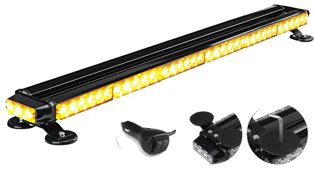 Stroboskopický svetelný pás, 78 LED diód, napájanie 12 V, Obrázok produktu 