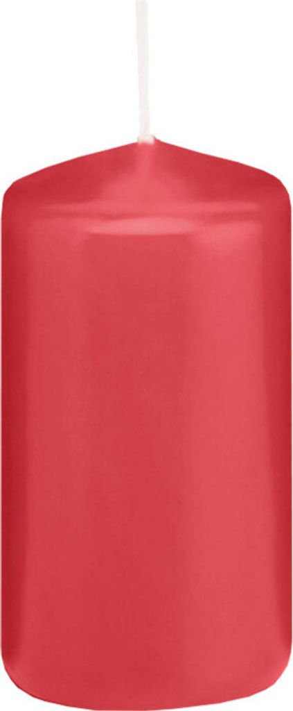Stumpenkerzen in RAL-Qualität Himbeere Ø 58 x 120 mm, 16 Stück