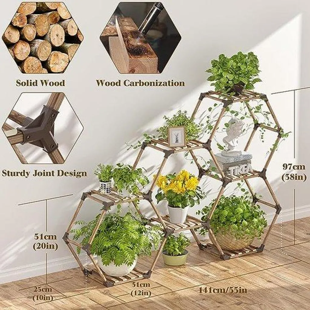 Porte-plante décoratif pour optimiser l'espace dans votre intérieur