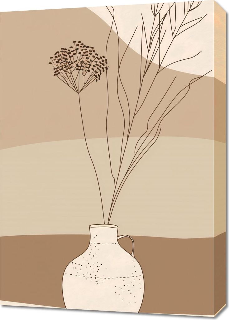 Bild 50x70cm Beruhigende Vase