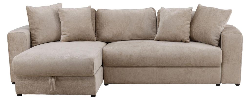 Bellman Schlafsofa 3-Sitzer-Chaiselongue Samt mit Stauraum Produktbild 