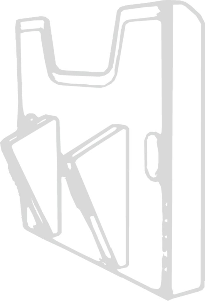 Exacompta 63140D Exacompta, Element für Wandprospekthalter A4 horizontal, Exacryl - Lichtgrau