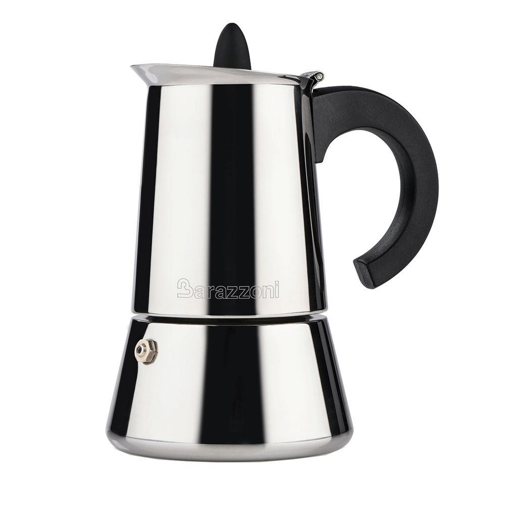 Barazzoni La Caffettiera INOX Espressokocher, 4 Tassen, Produktbild 