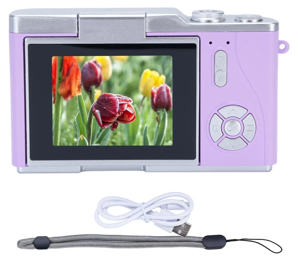 Appareil photo compact pour enfant et débutant avec zoom vidéo 8x