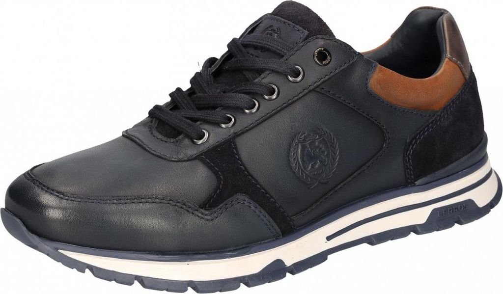 Lerros sportlicher Schnürer Blau in Gr. 42