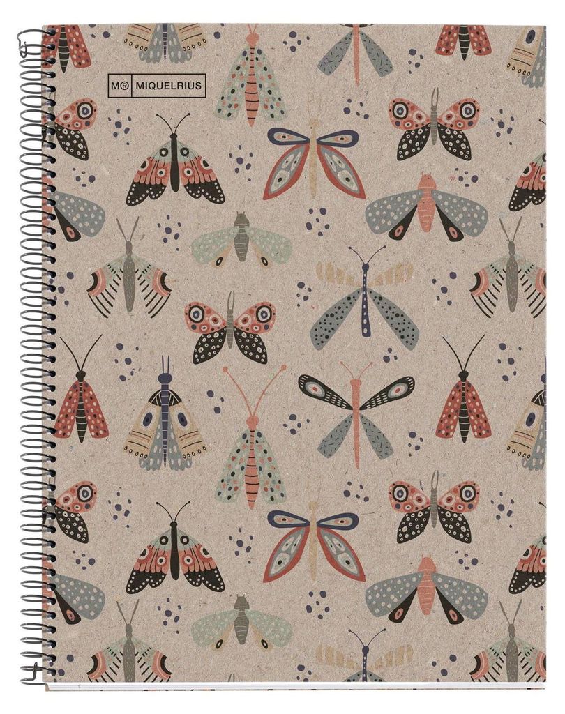 Miquelrius Notizblock SCHMETTERLING DESIGN Recy. A4 80 Produktbild 