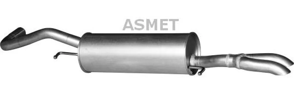 Échappement silencieux arrière pour Audi A4 8D - Remplacement OE 8D0253609T