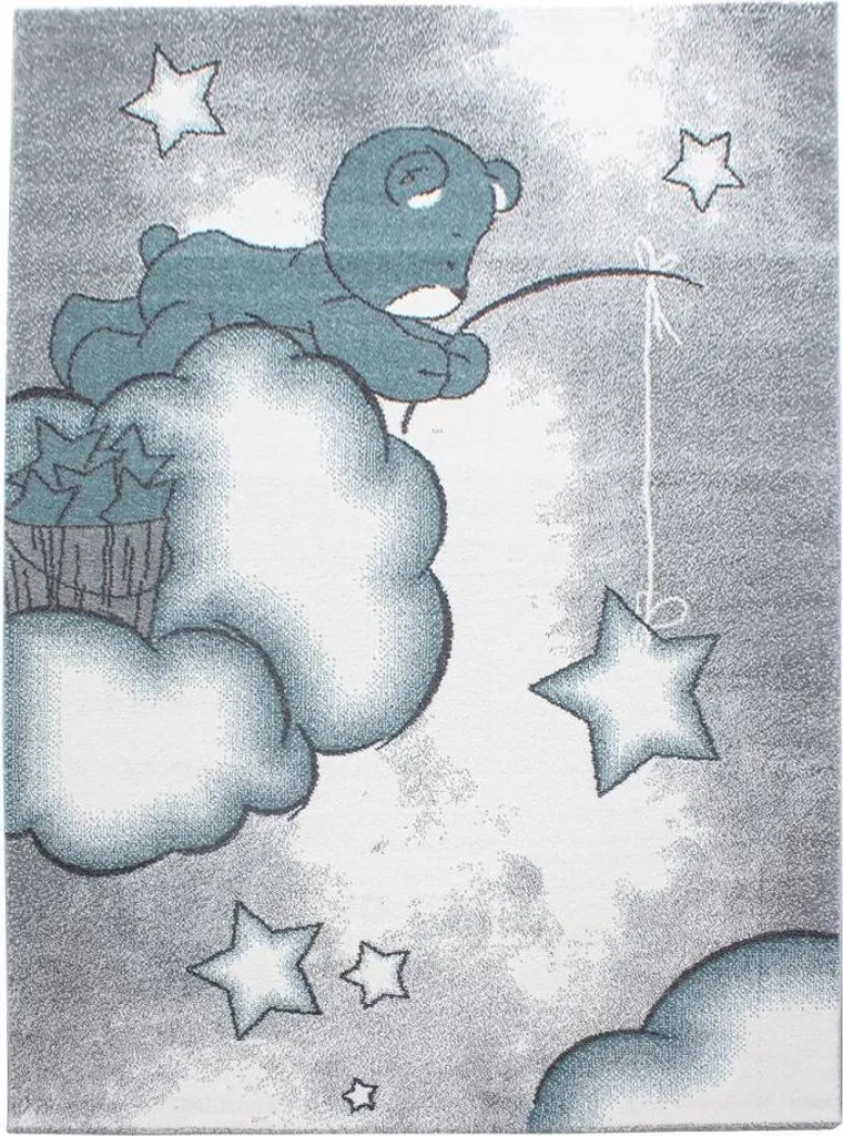 Tapis de chambre enfant KID SKY en textile tissé doux et durable