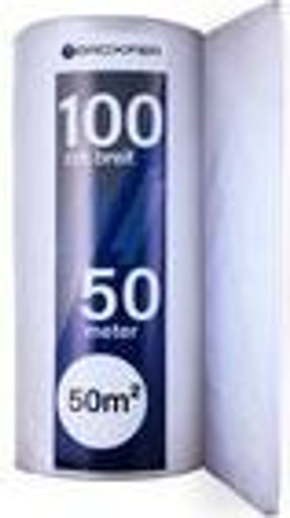 Broxfer Luftpolsterfolie Rolle 1m x 50m Polsterfolie für Umzug / Versand 2-schichtig Verpackungsfolie Knallfolie LPF