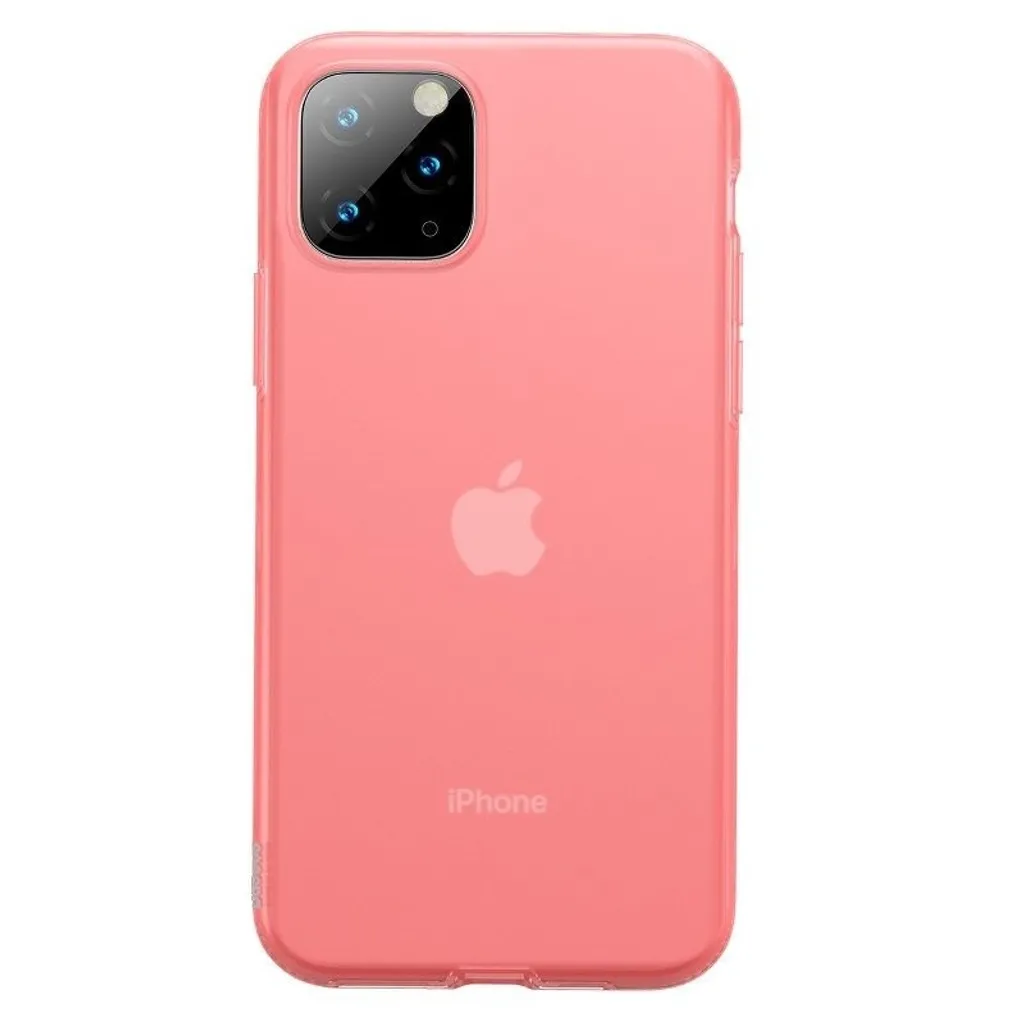 Coque iPhone 11 Antichoc en Jelly Gel Rouge avec Finition Ultra Fine